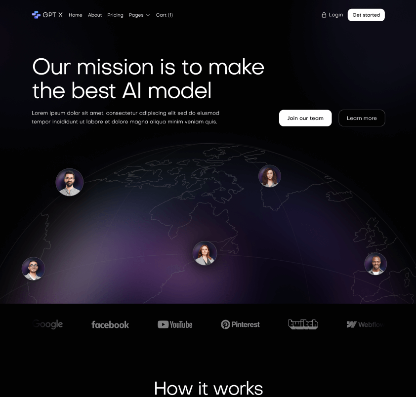 About - GPT X Webflow Template
