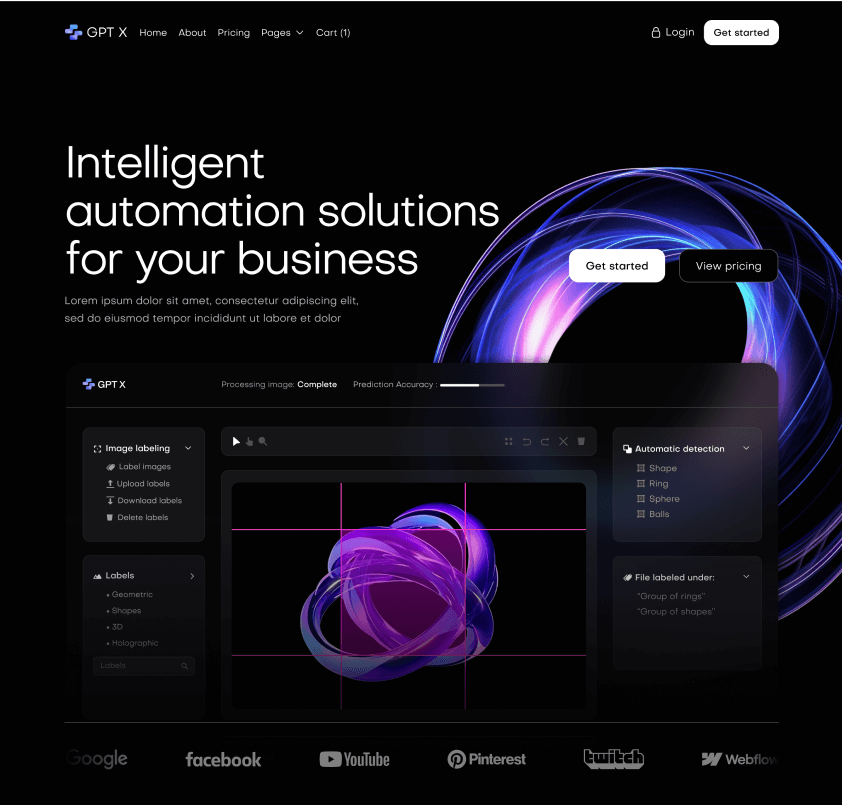 Home - GPT X Webflow Template